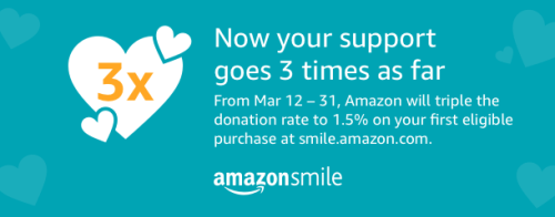 Amazon Smile Special Mar 12-31