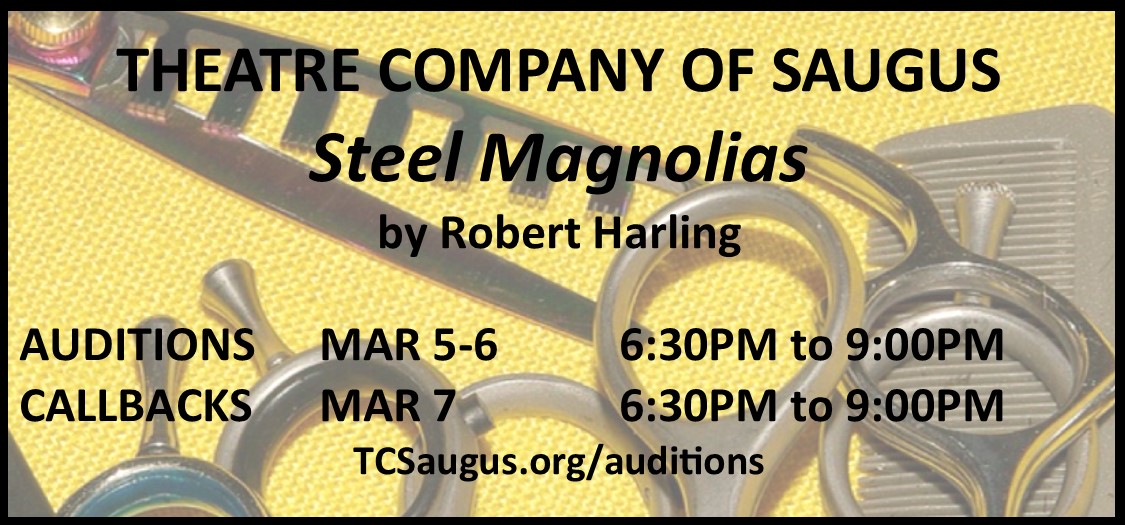 TCS Steel Magnolias Audition Announcement